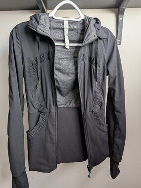 Vintage Black Lululemon Dance Studio Jacket — Size 4